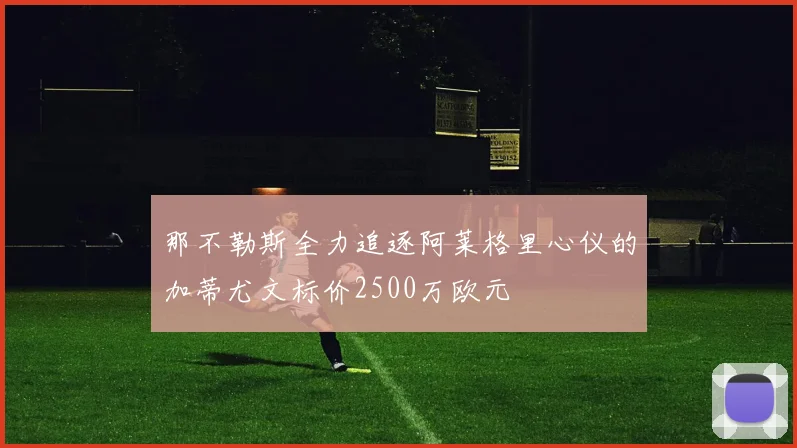 那不勒斯全力追逐阿莱格里心仪的加蒂尤文标价2500万欧元